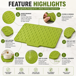 Silicone Dish Drying Mat for Kitchen