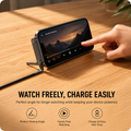 240W Ultra-Fast Charger Cable with Built-In Phone Stand