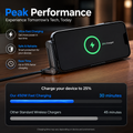 240W Ultra-Fast Charger Cable with Built-In Phone Stand